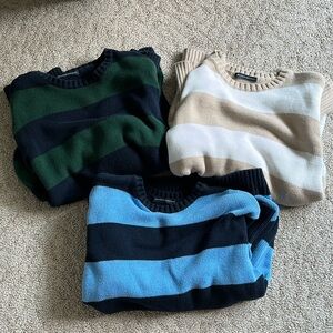 Bundle of three brandy crew necks